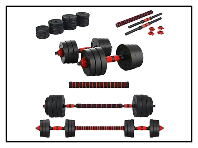 20/30kg Dumbbell Barbell Set Pair Hand Weights - Ravar