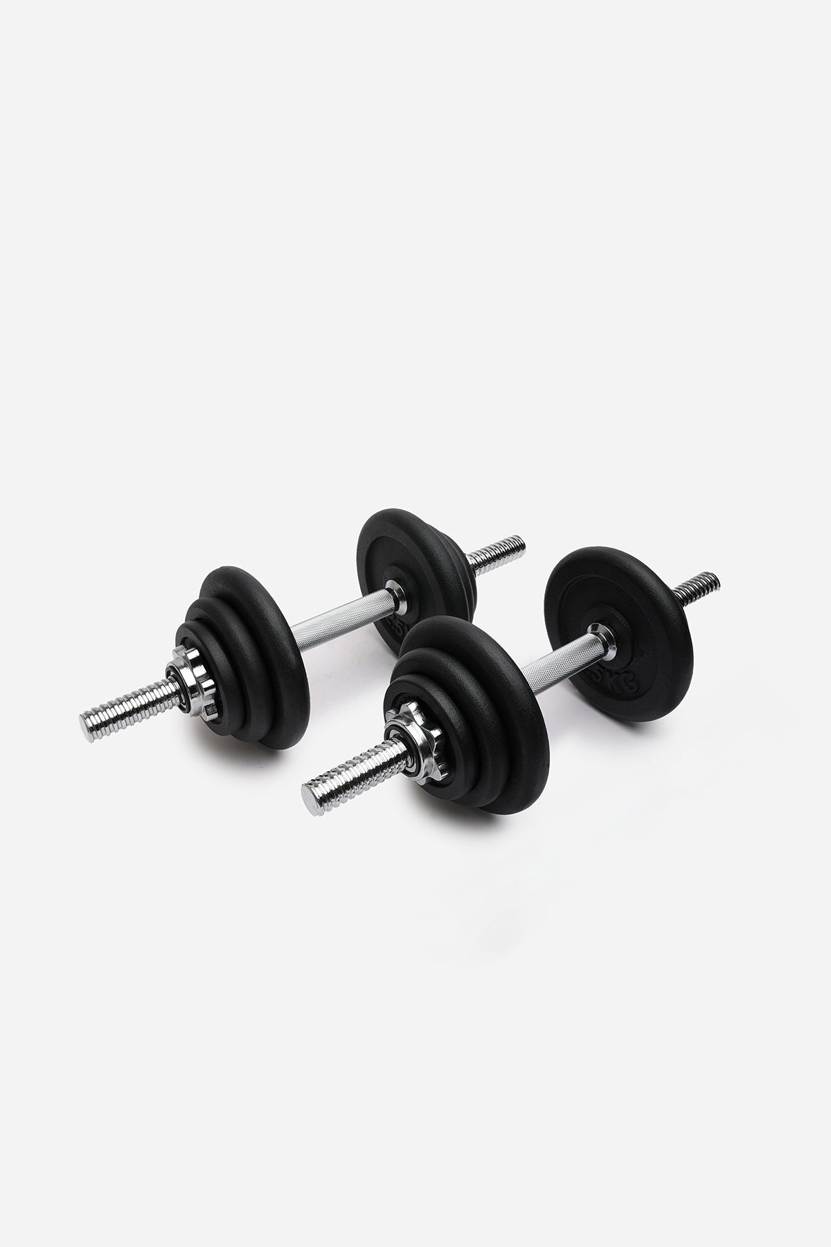 Northern 20kg Adjustable Cast Iron Dumbbell Spinlock Set - Ravar