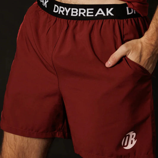 Men's Advanced Short Drybreak Wine - Ravar
