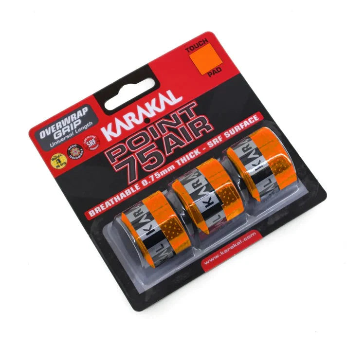 Karakal Point 75 AIR - Padel Overwrap Grip - Orange