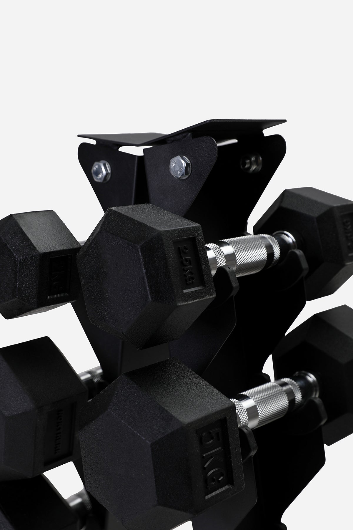 Northern Dumbbell A-Frame Storage Holder Rack Black - Ravar