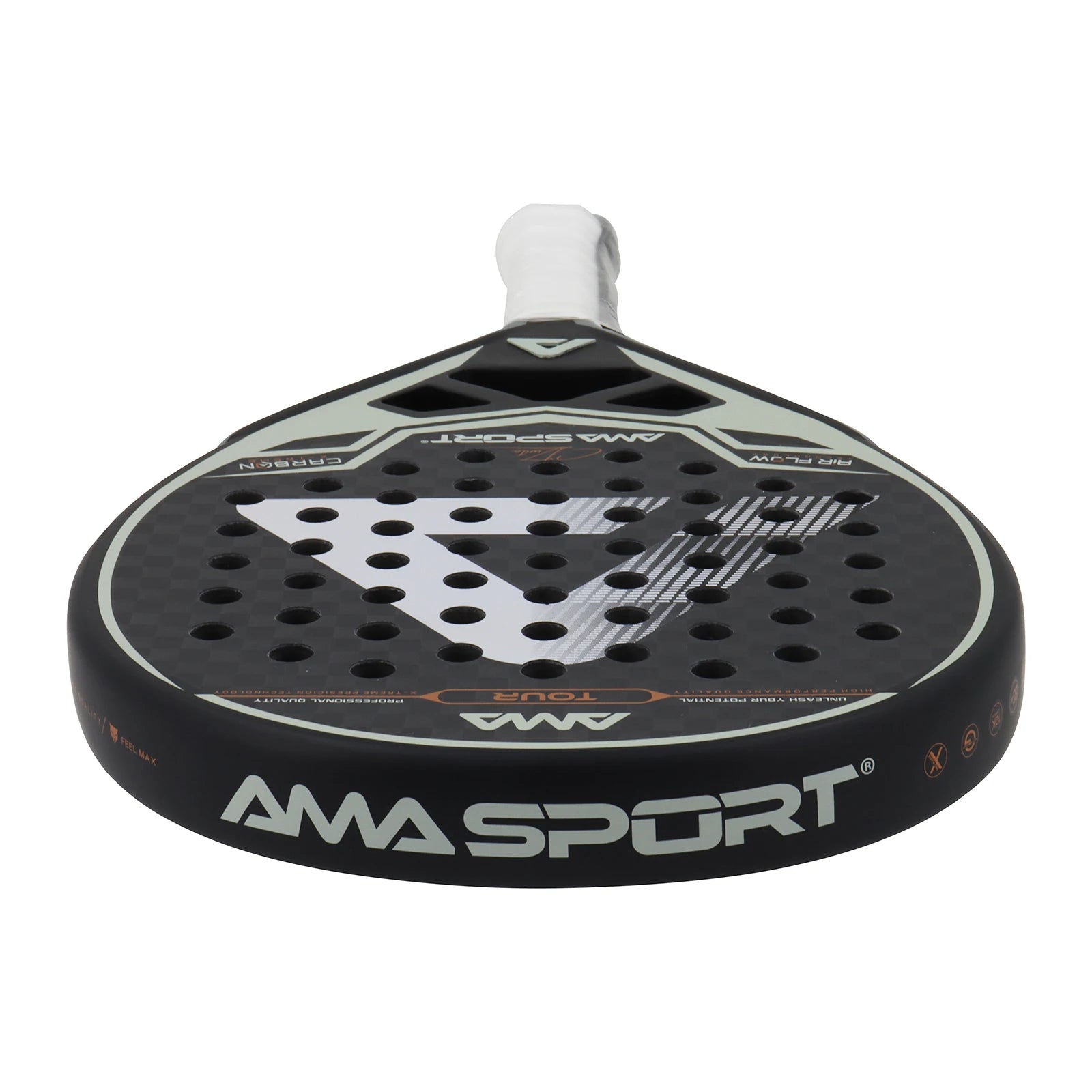 AMA Sport AMC01 12K Padel Racket – EVA Memory Core for All Levels - Ravar