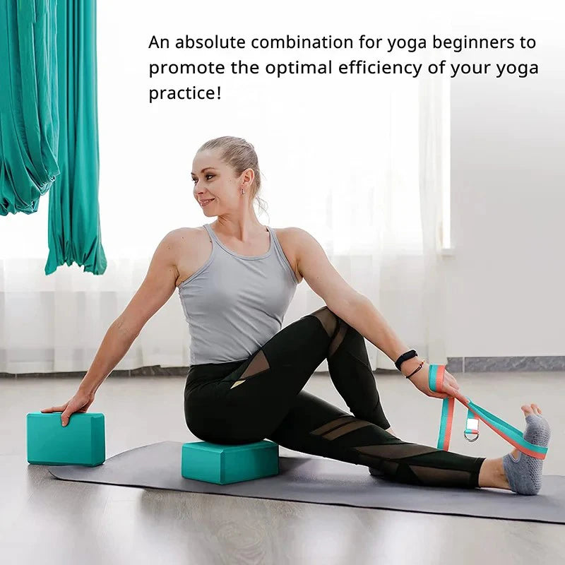 High Density Yoga Foam Blocks Non-slip Solid Color Yoga Balance Fitness Dance Supplies For Yoga Pilates And Meditation - Ravar