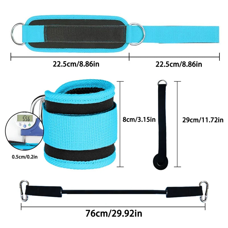 Adjustable Ankle Strap โ Glute, Hip & Leg Cable Trainer - Ravar