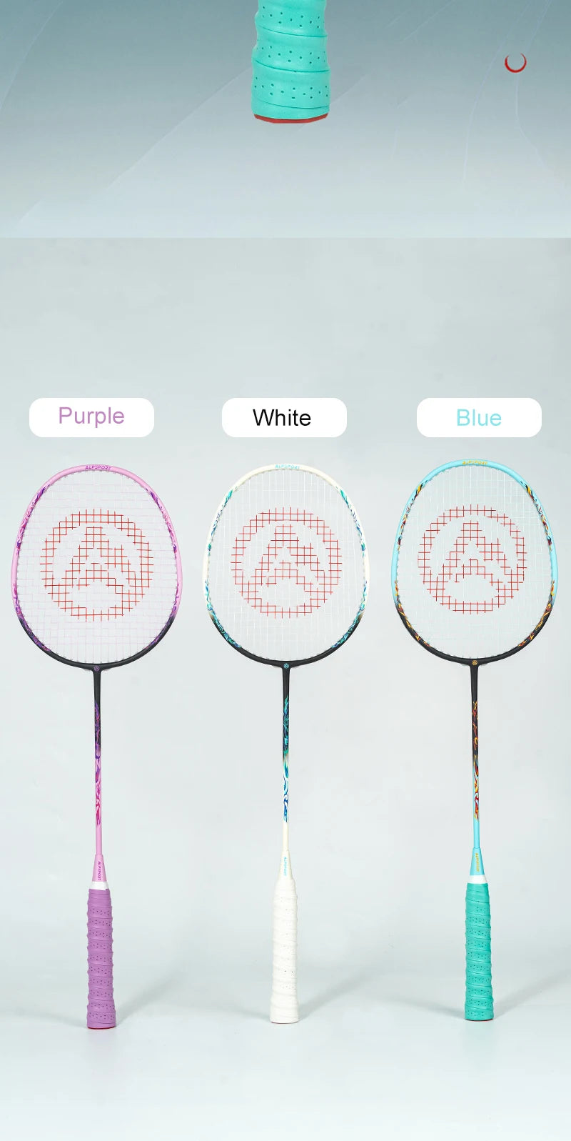 Badminton Racket – Carbon Fiber Offensive Racket for Adults & Teens | 22-27LBS Lightweight Pro Training Racket - Ravar