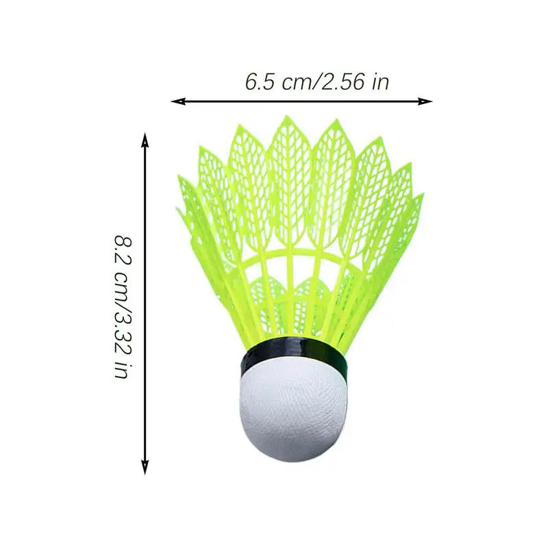 LED Glowing Badminton Shuttlecock Set (4-Pack) – Windproof, Durable, Night Play Ready - Ravar
