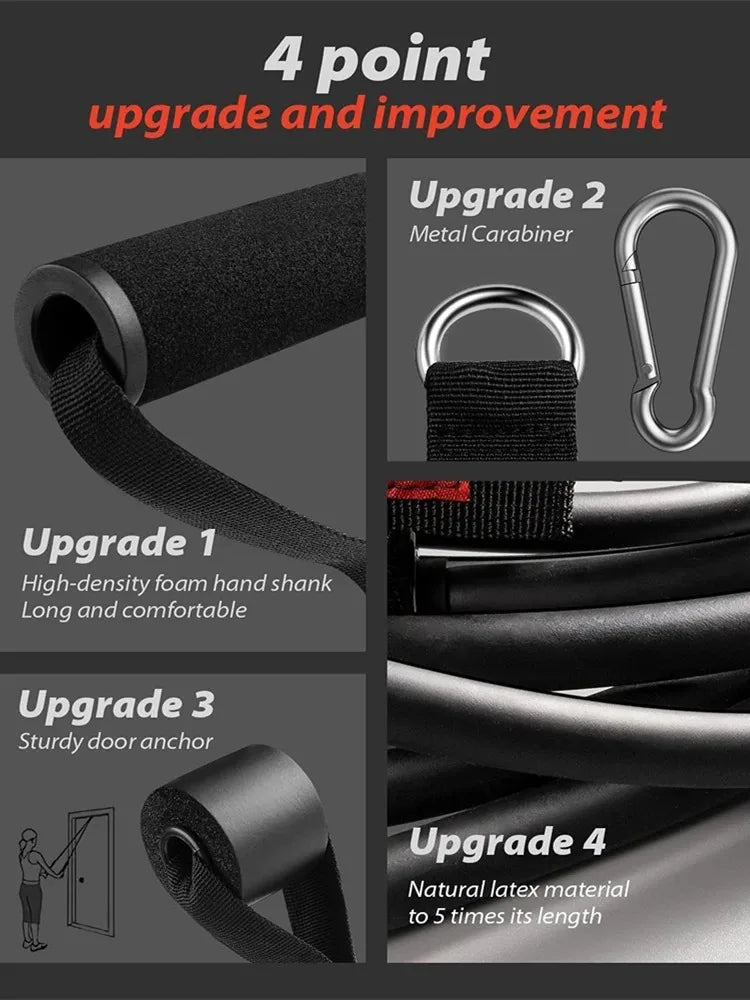 Elastic Resistance Band & Training Set - Ravar