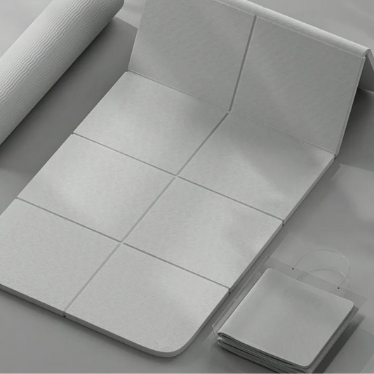Foldable Yoga Mats Are Suitable for Travel Non-slip, Eco-friendly, Lightweight Folding Exercise Mats, Portable Home Gyms and Out - Ravar
