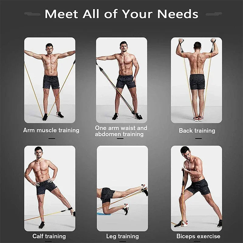 Elastic Resistance Band & Training Set - Ravar
