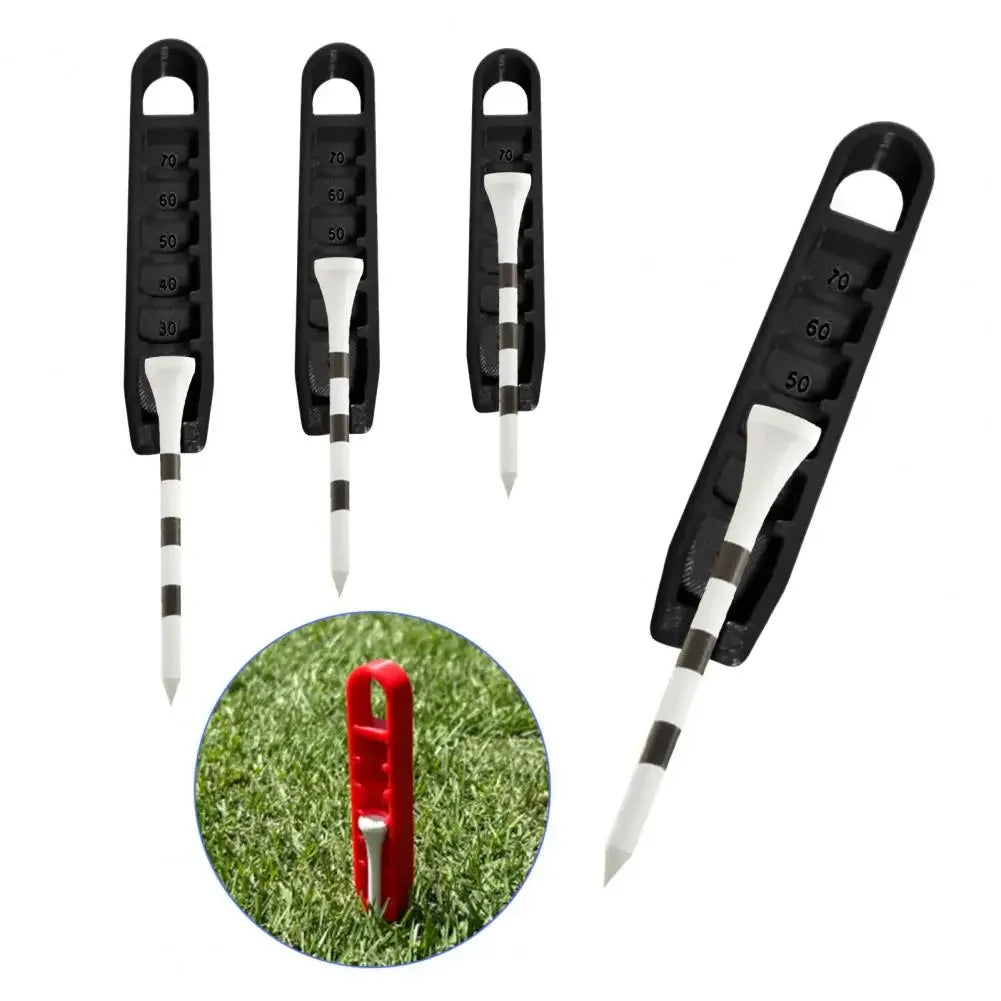 Golf Tee Height Elevator – 3D Printed Adjustable Gauge for Consistent Tee Placement (20–70mm) | Compact & Portable Tee Tool - Ravar