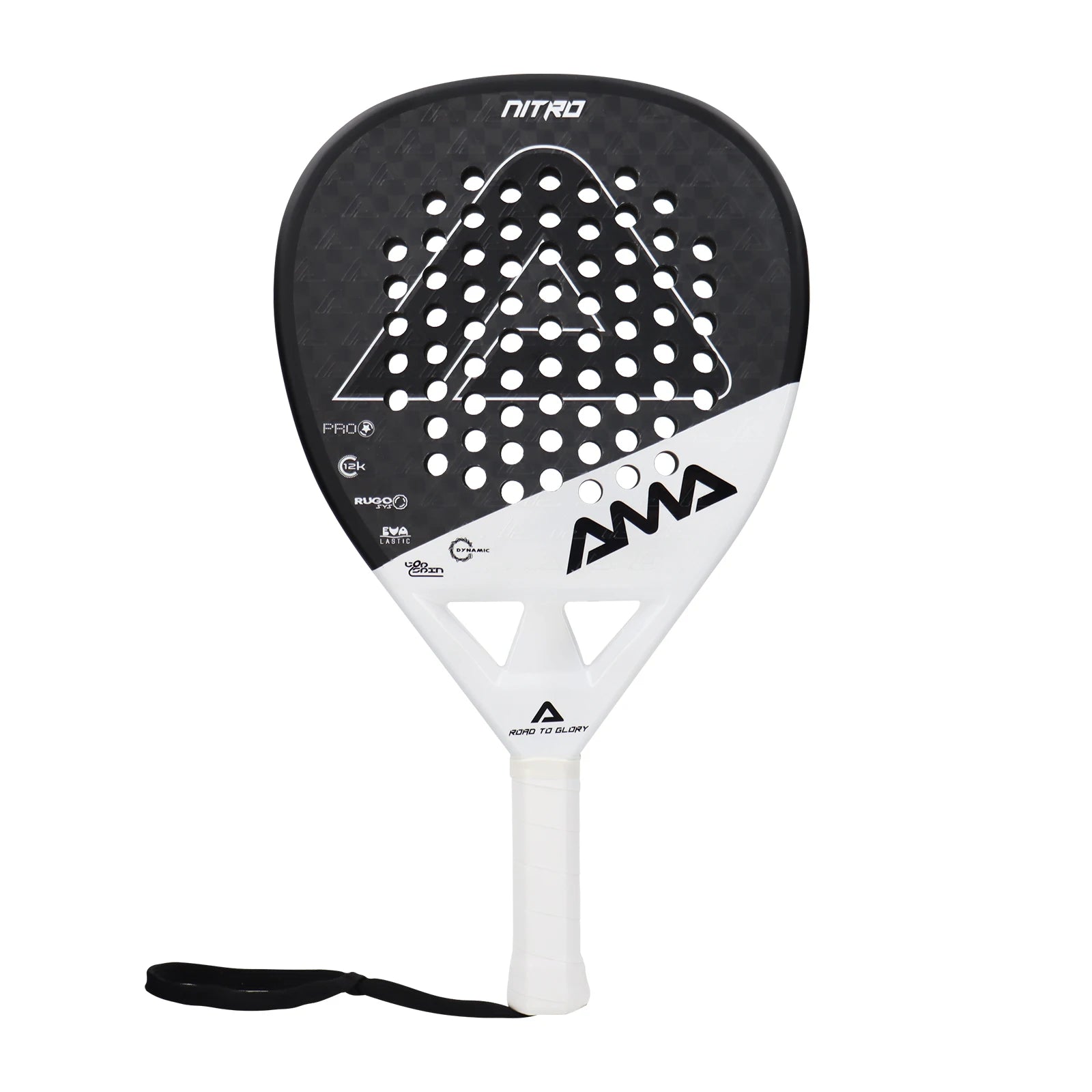 AMASPORT Padel Rackets 3K/12K/18K Carbon Fiber 3D Surface EVA Core High Balance Professional Paleta De Padel for Outdoor Sport - Ravar