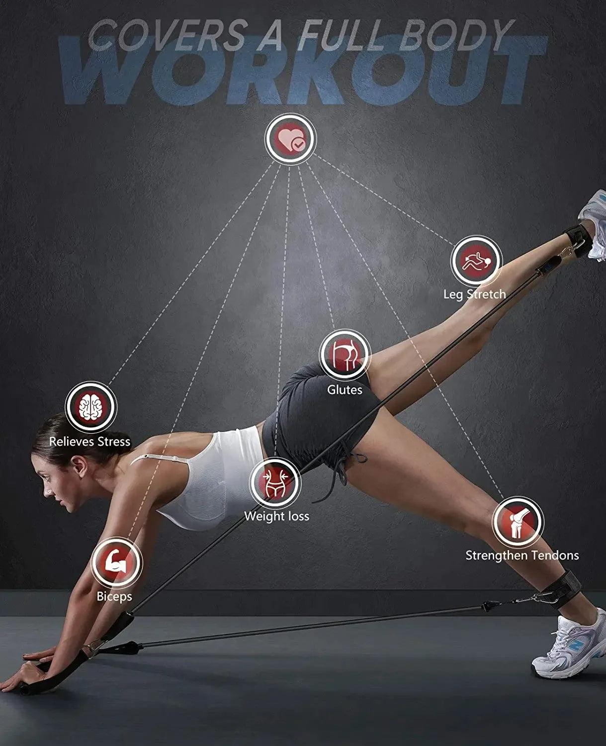 Elastic Resistance Band & Training Set - Ravar