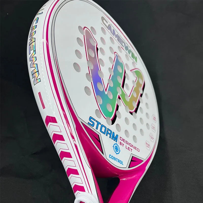 CAMEWIN Women’s Carbon Fiber Padel Racket – Lightweight EVA Face with Bag - Ravar