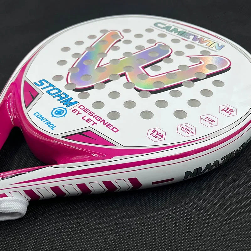 CAMEWIN Women’s Carbon Fiber Padel Racket – Lightweight EVA Face with Bag - Ravar