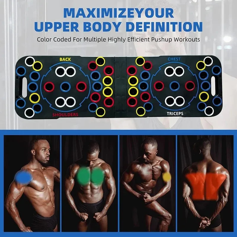Multi-Function Push-Up Board – Home Gym Push-Up Bar System for Strength Training - Ravar