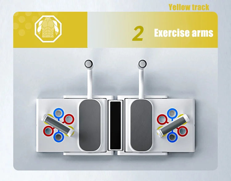 All-in-One Push-Up Trainer Board – Full Body Home Gym Set - Ravar