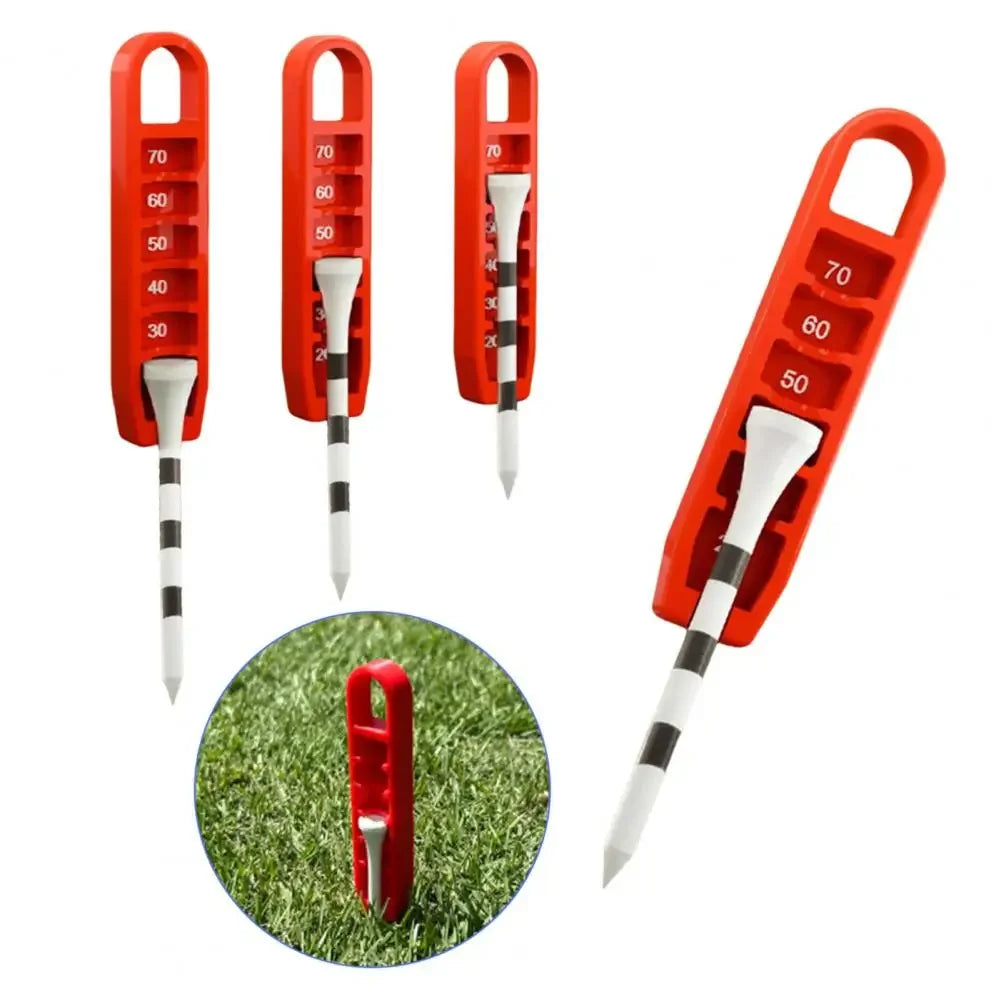 Golf Tee Height Elevator – 3D Printed Adjustable Gauge for Consistent Tee Placement (20–70mm) | Compact & Portable Tee Tool - Ravar