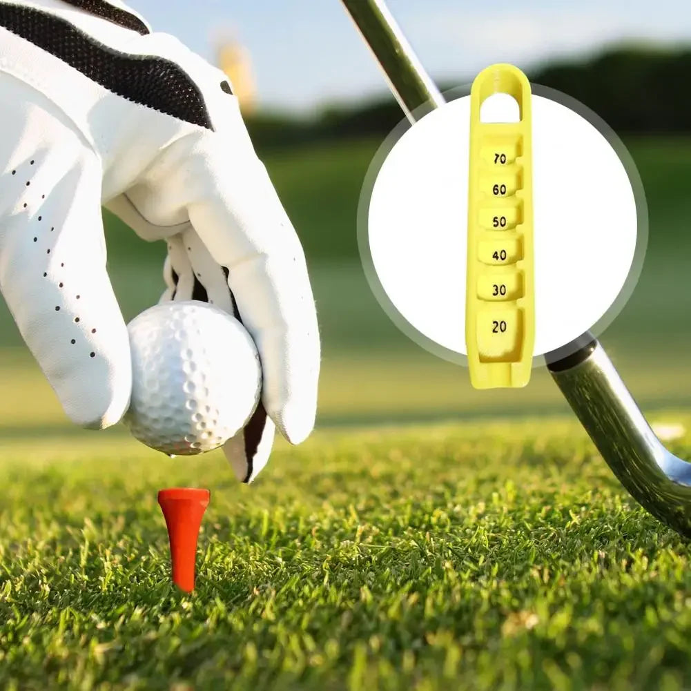 Golf Tee Height Elevator – 3D Printed Adjustable Gauge for Consistent Tee Placement (20–70mm) | Compact & Portable Tee Tool - Ravar
