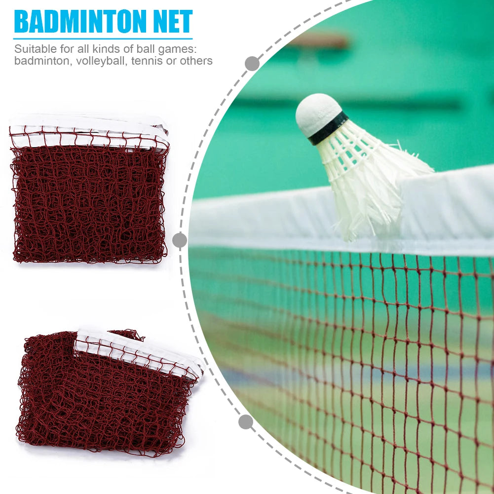 Badminton Replacement Net – Durable Polypropylene Mesh for Badminton, Tennis, Volleyball (Multiple Sizes) - Ravar
