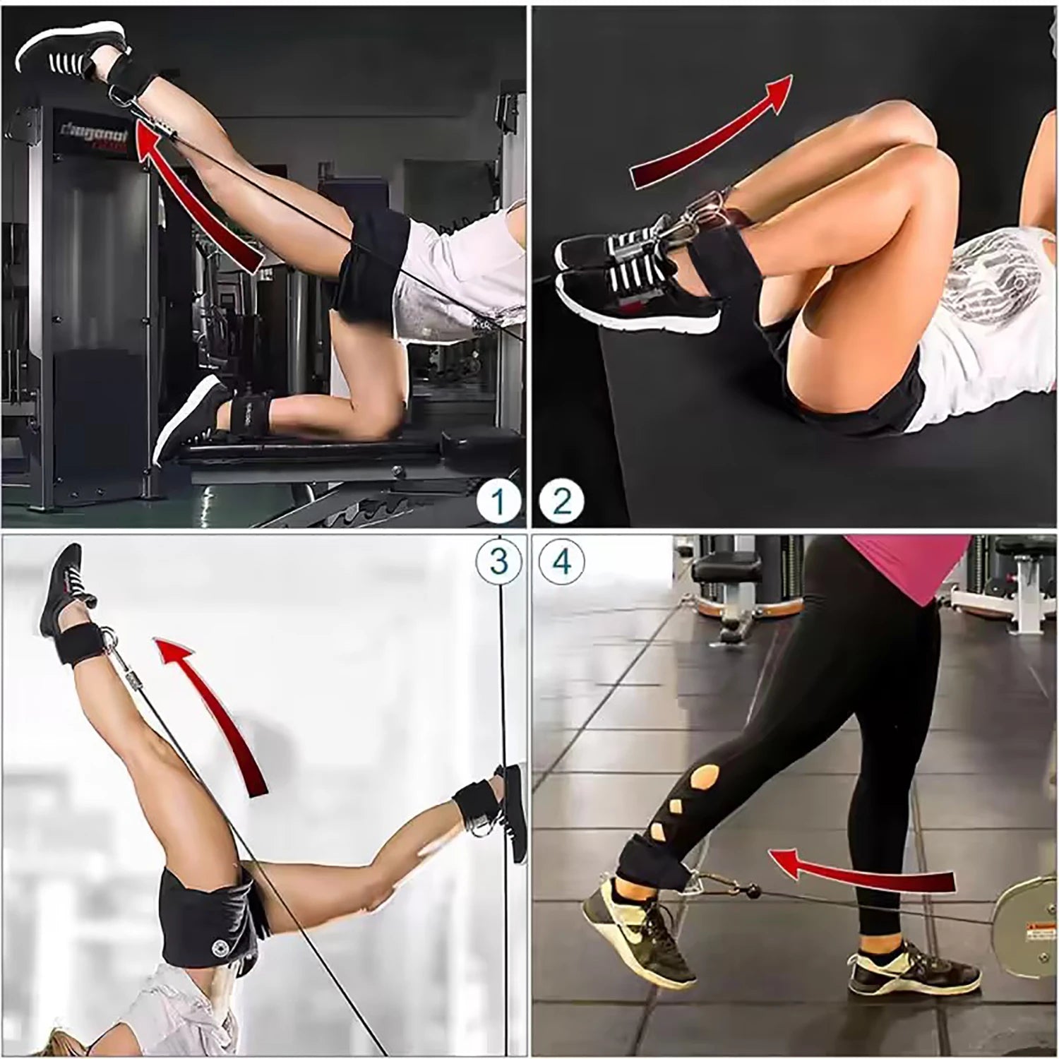 Adjustable Ankle Strap โ Glute, Hip & Leg Cable Trainer - Ravar