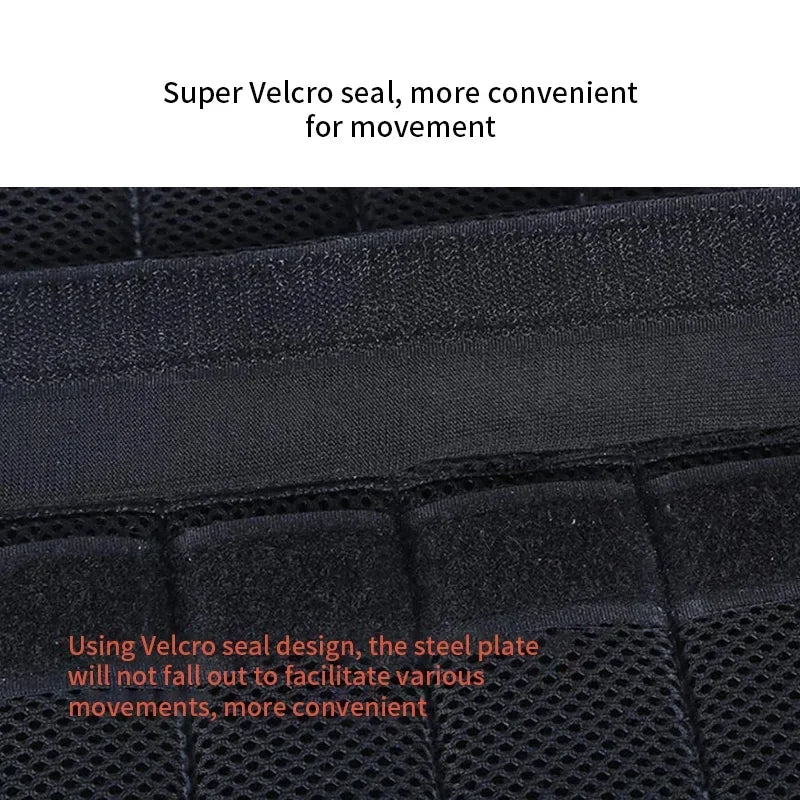 Adjustable Weighted Vest 15/35KG – Gym Fitness Training Jacket for Running & Workouts - Ravar