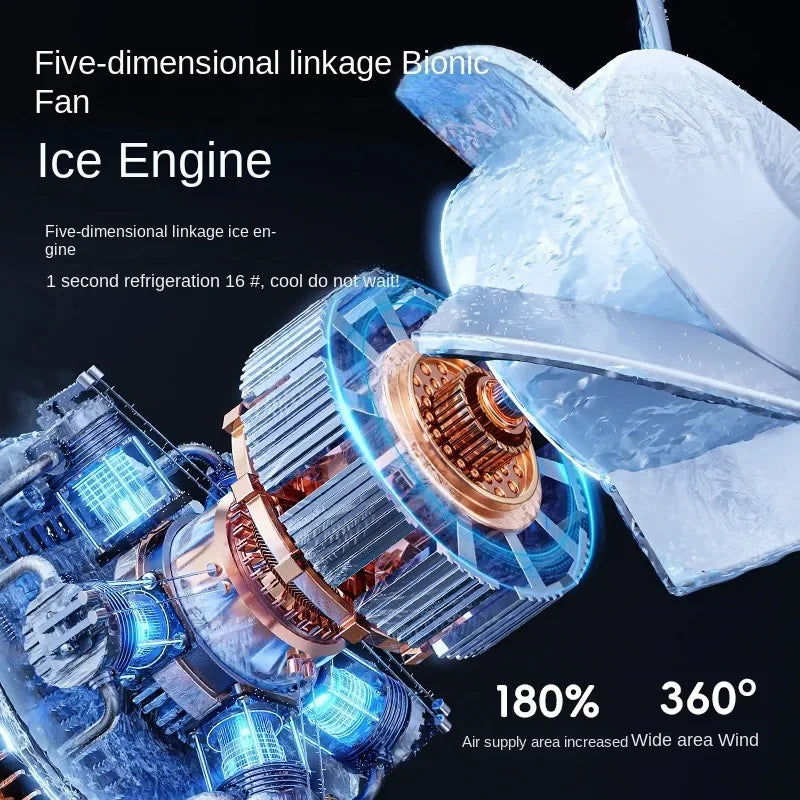 New Portable Handheld Turbo Fan Adjustable Mini Personal Fan Battery Operated Electric Eyelash Fan 120 Wind Speeds - Ravar