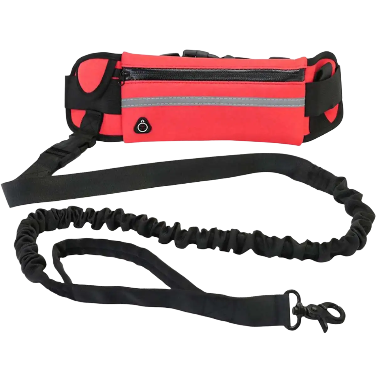 Hands-Free Dog Running Leash with Adjustable Waist Bag – Reflective & Shock-Absorbing Design - Ravar