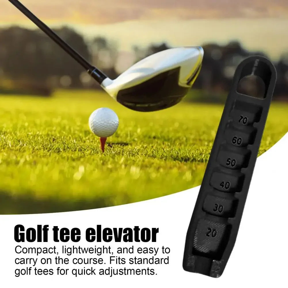 Golf Tee Height Elevator – 3D Printed Adjustable Gauge for Consistent Tee Placement (20–70mm) | Compact & Portable Tee Tool - Ravar