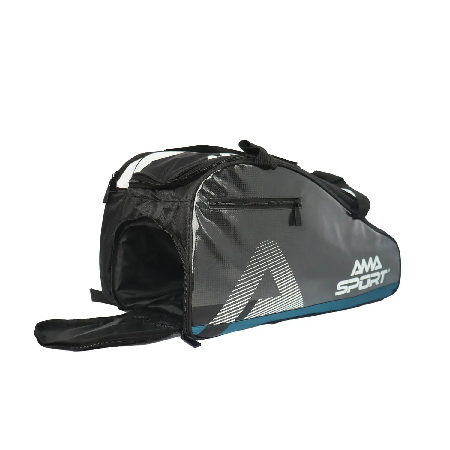 AMA Sport Waterproof Padel / Tennis Bag – Large 50L PU Backpack for Rackets & Gear - Ravar