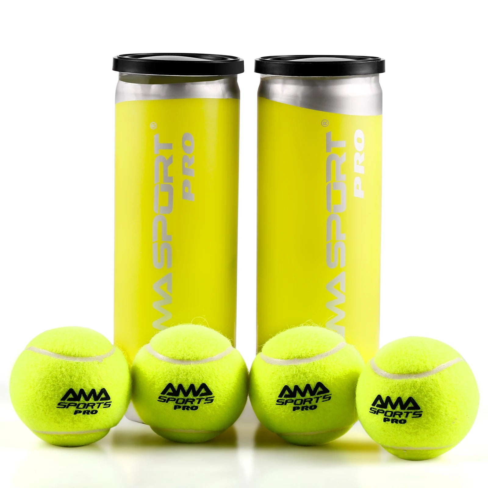AMASPORT Padel Tennis Ball Packed in Pressurized Tubes Wool Needle Felt IPF Approval High Quality Balls Padel Accessories - Ravar