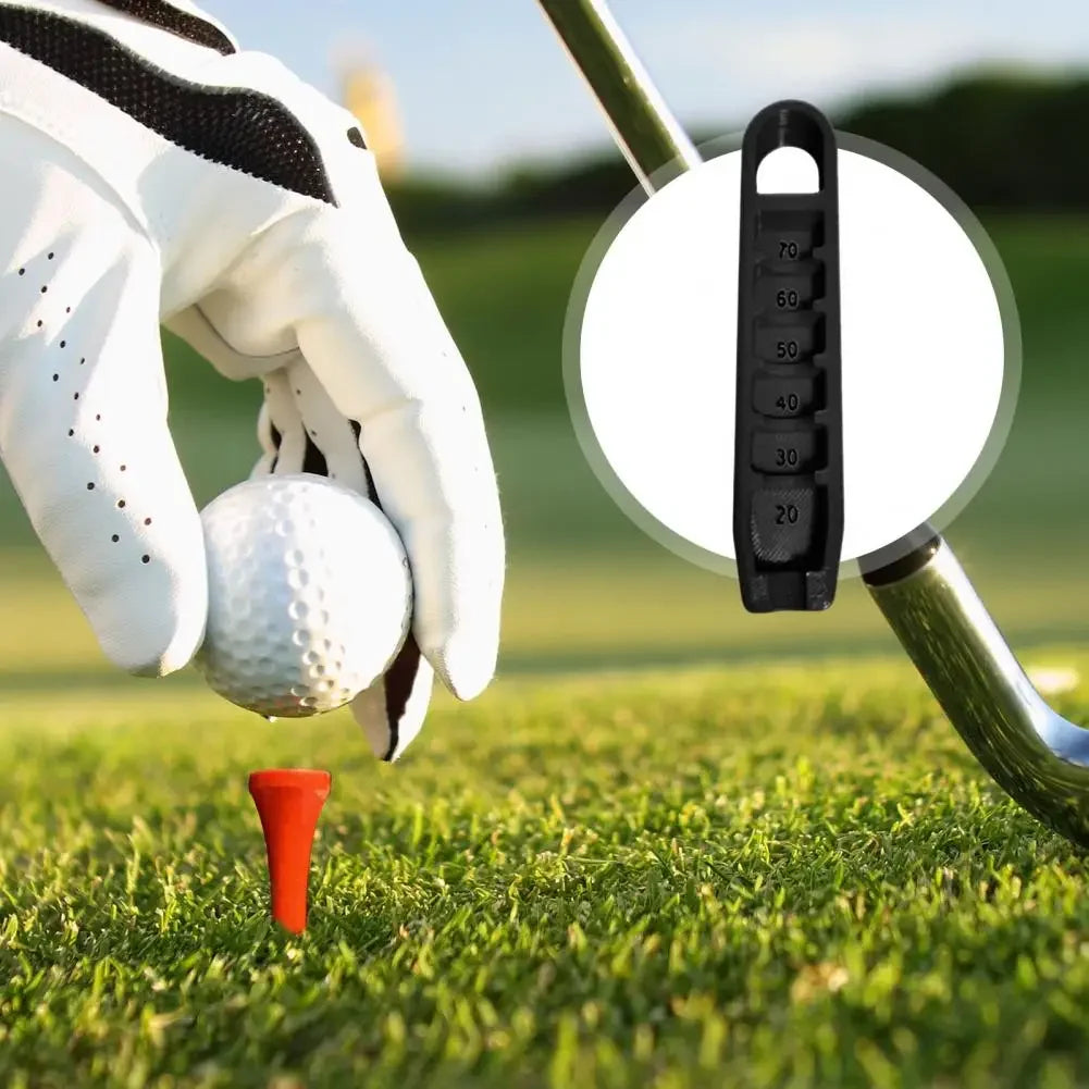 Golf Tee Height Elevator – 3D Printed Adjustable Gauge for Consistent Tee Placement (20–70mm) | Compact & Portable Tee Tool - Ravar