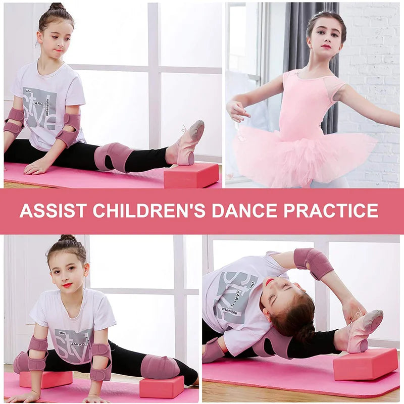High Density Yoga Foam Blocks Non-slip Solid Color Yoga Balance Fitness Dance Supplies For Yoga Pilates And Meditation - Ravar