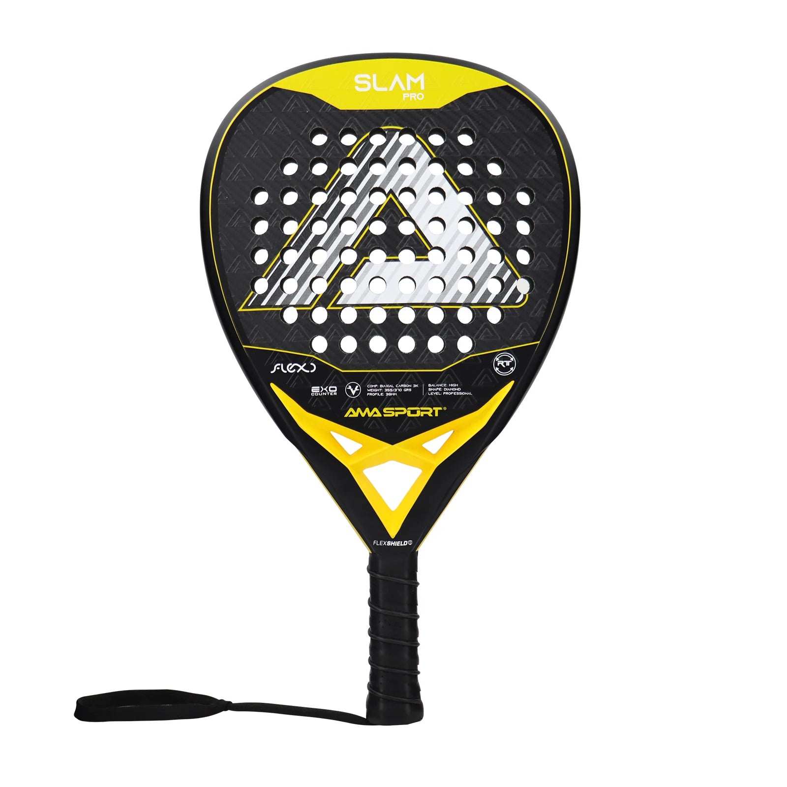 AMASPORT Padel Rackets 3K/12K/18K Carbon Fiber 3D Surface EVA Core High Balance Professional Paleta De Padel for Outdoor Sport - Ravar