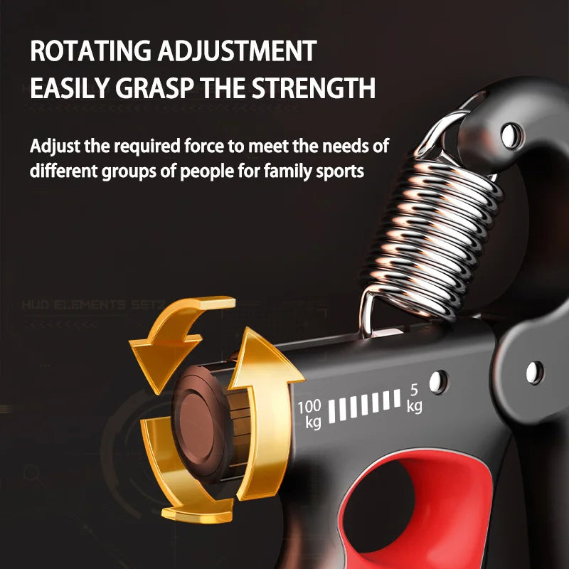 Adjustable Digital Forearm & Grip Strength Trainer - Ravar