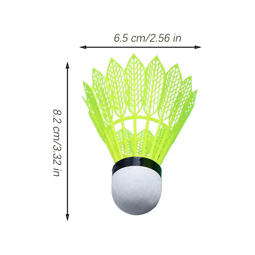 LED Glowing Badminton Shuttlecock Set (4-Pack) – Windproof, Durable, Night Play Ready - Ravar