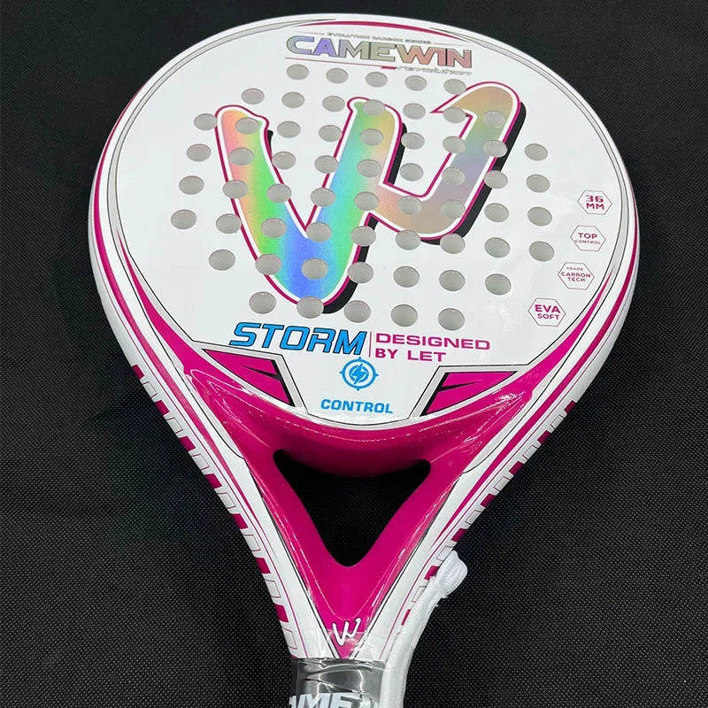 CAMEWIN Women’s Carbon Fiber Padel Racket – Lightweight EVA Face with Bag - Ravar