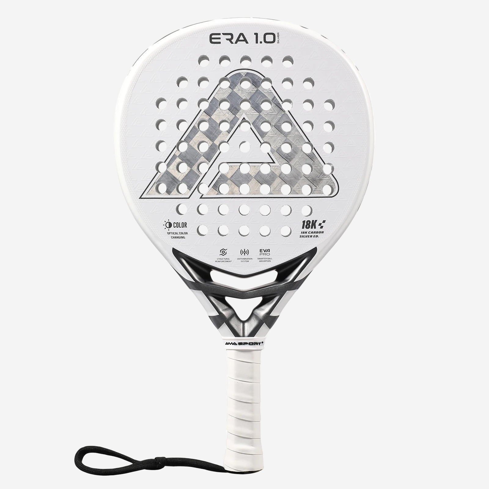White and black paddle with 'ERA 1.0' branding on a white background