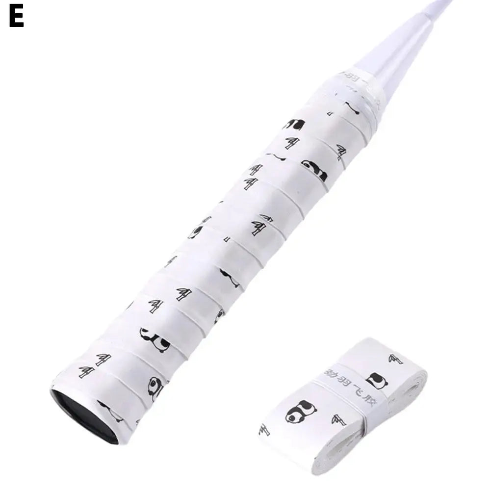 Cartoon Cat Paw/Panda Racket Grip – Sweat-Absorbent PU Handle for Badminton, Tennis & Fishing Rods - Ravar