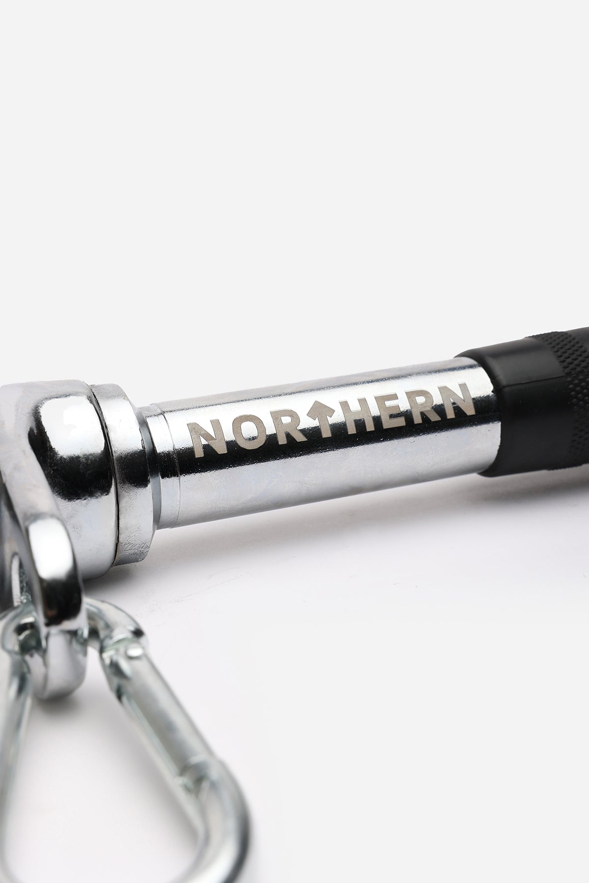 Northern Revolving Straight Bar Cable Attachment with Rubber Grips