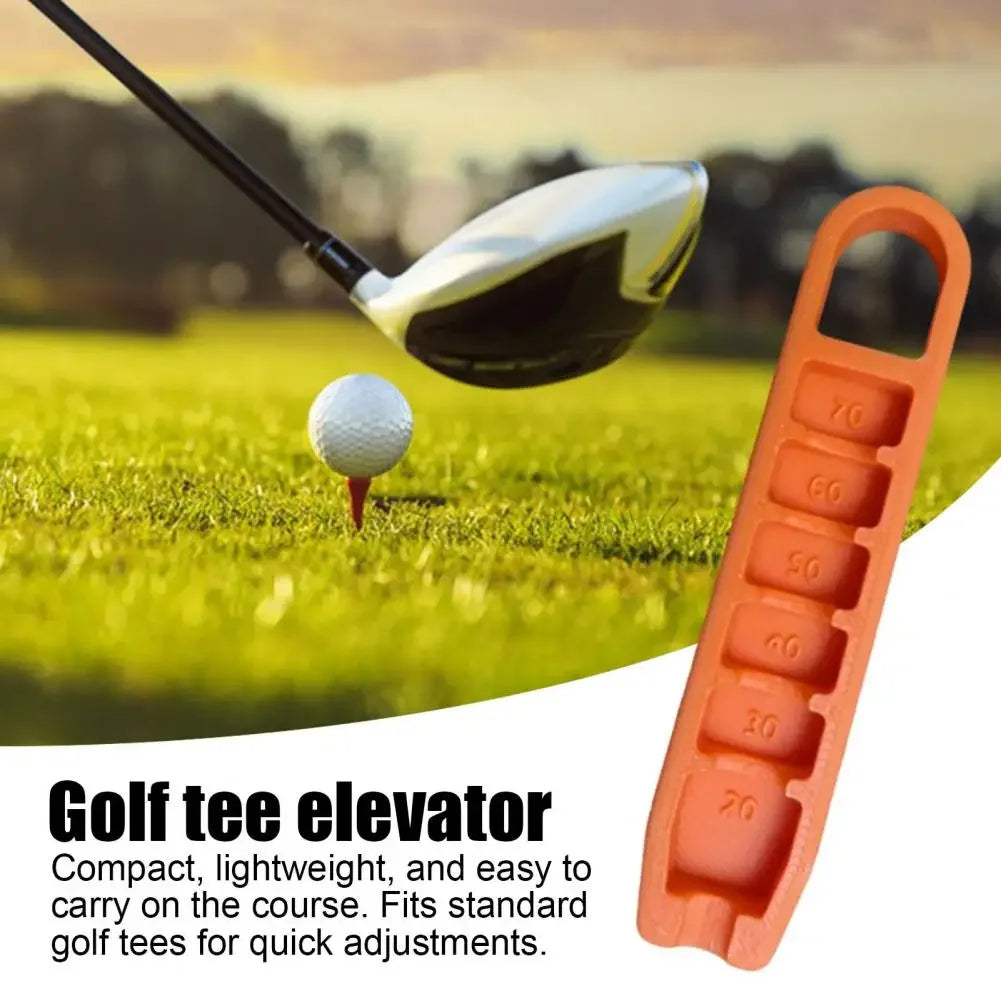 Golf Tee Height Elevator – 3D Printed Adjustable Gauge for Consistent Tee Placement (20–70mm) | Compact & Portable Tee Tool - Ravar