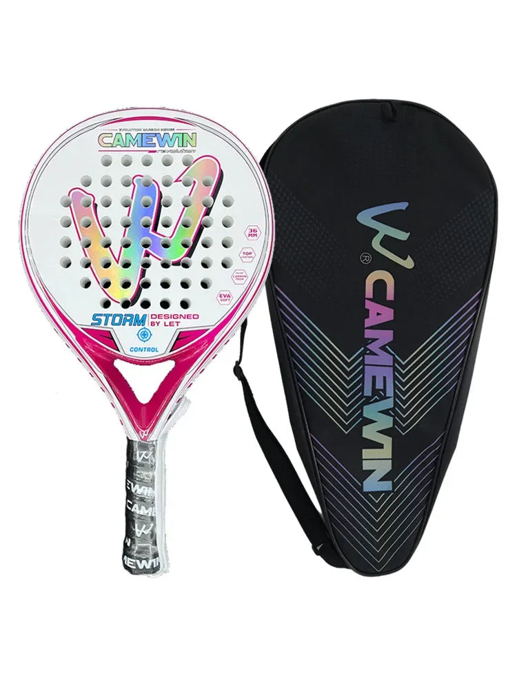 CAMEWIN Women’s Carbon Fiber Padel Racket – Lightweight EVA Face with Bag - Ravar