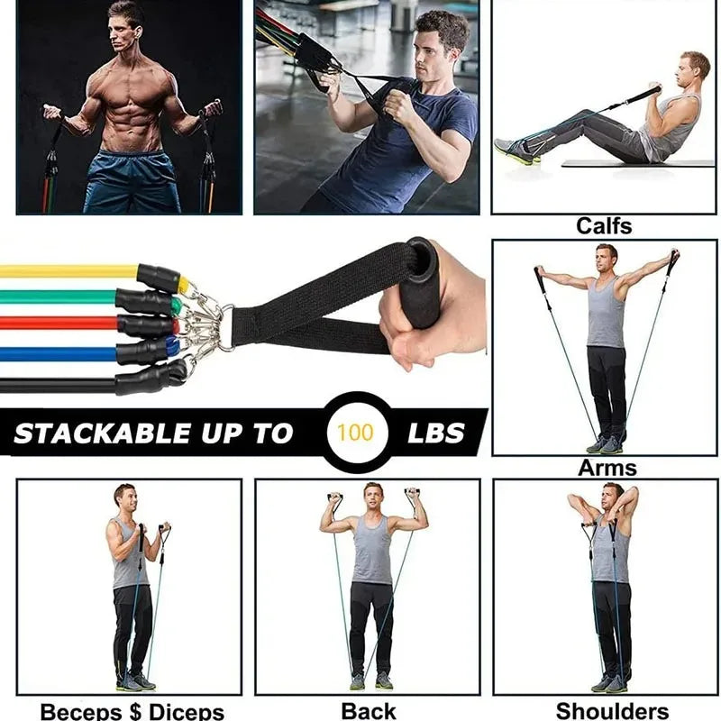 Beginner Fitness Resistance Bands – Lightweight & Portable Strength Training Equipment - Ravar