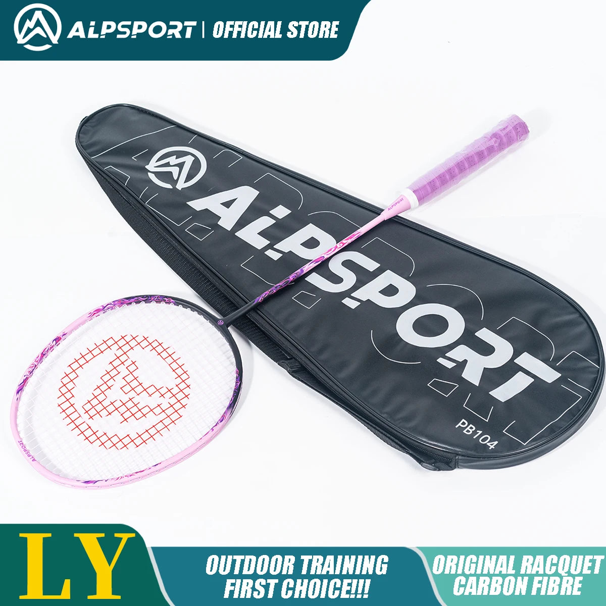 Badminton Racket – Carbon Fiber Offensive Racket for Adults & Teens | 22-27LBS Lightweight Pro Training Racket - Ravar