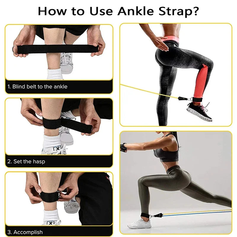 Elastic Resistance Band & Training Set - Ravar