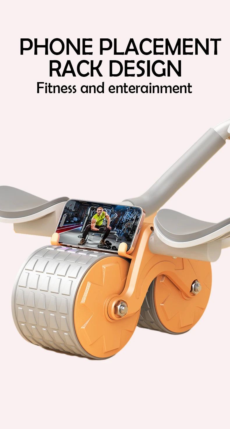 Automatic Abdominal Wheel – Core Muscle Trainer with Counter Display - Ravar