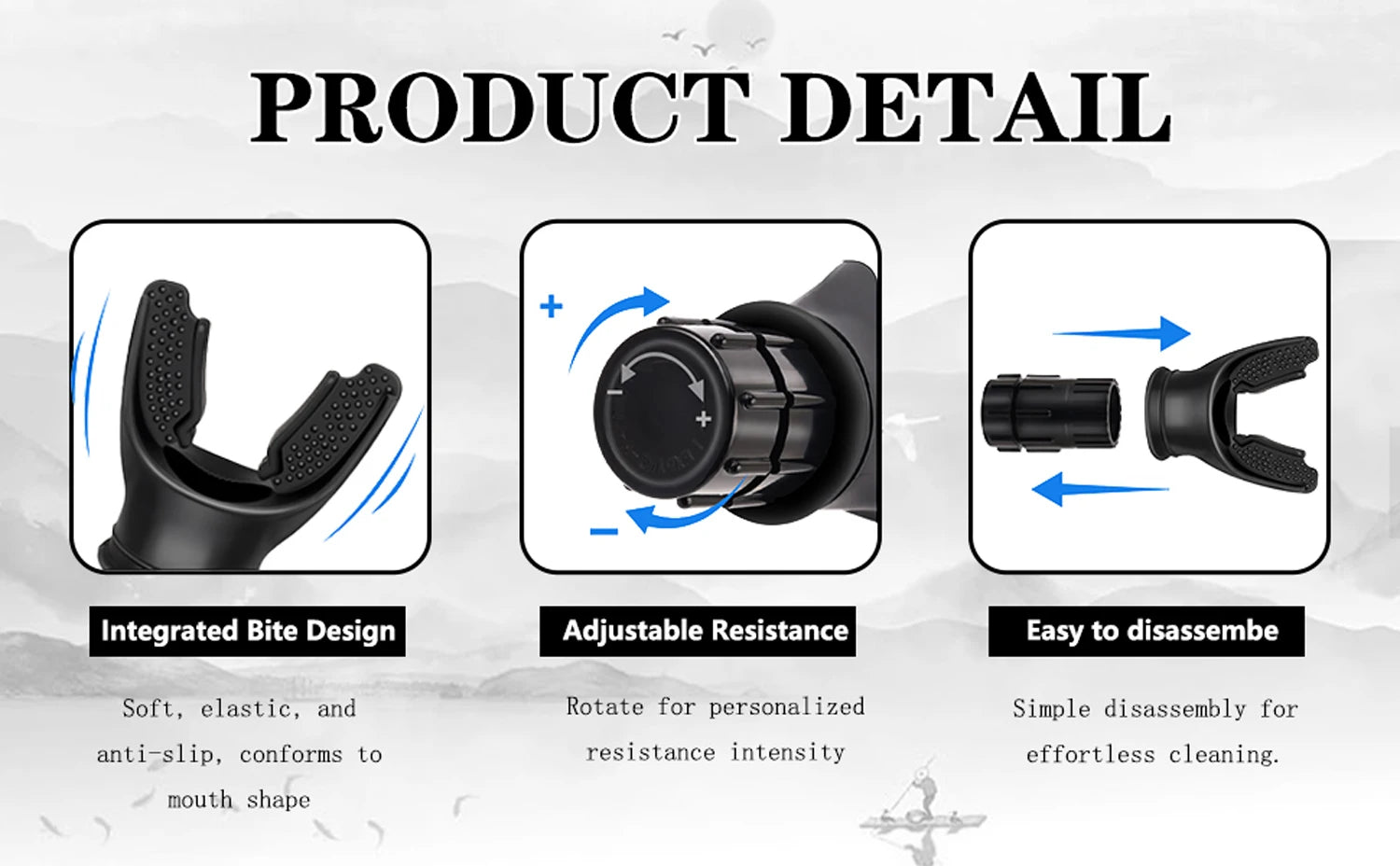 Adjustable Lung Trainer for Breathing & Respiratory Fitness – Increases Lung Capacity & Stamina - Ravar