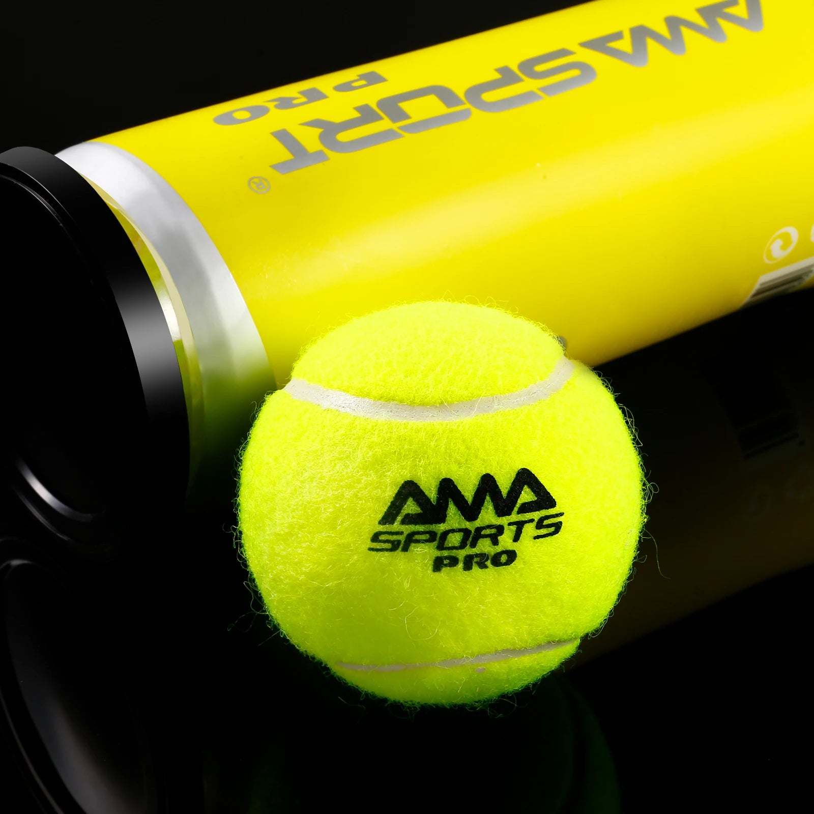 AMASPORT Padel Tennis Ball Packed in Pressurized Tubes Wool Needle Felt IPF Approval High Quality Balls Padel Accessories - Ravar