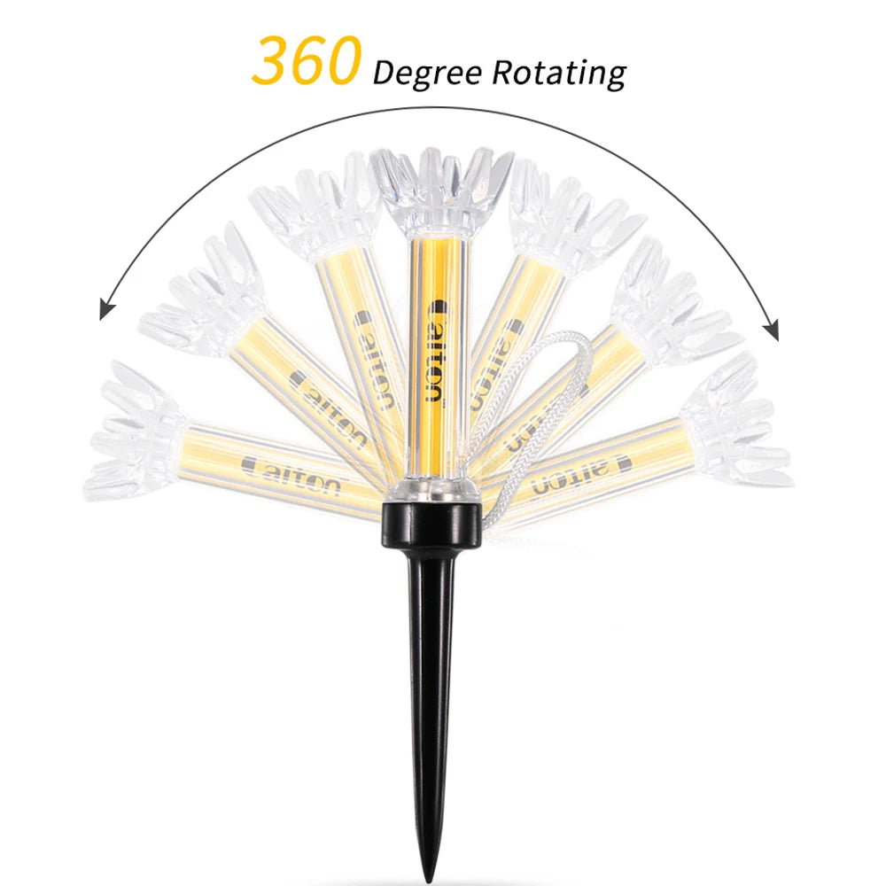 Caiton 5pcs Magnetic Golf Tee Set – 360° Impact Plastic Tees with Anti-Fly String for Training & Distance Improvement - Ravar