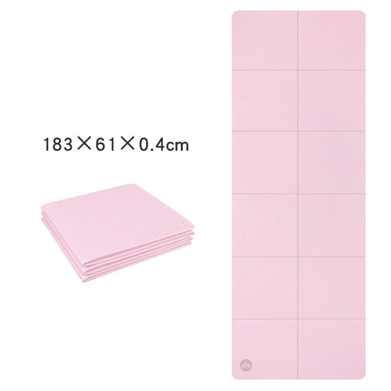 Foldable Yoga Mats Are Suitable for Travel Non-slip, Eco-friendly, Lightweight Folding Exercise Mats, Portable Home Gyms and Out - Ravar