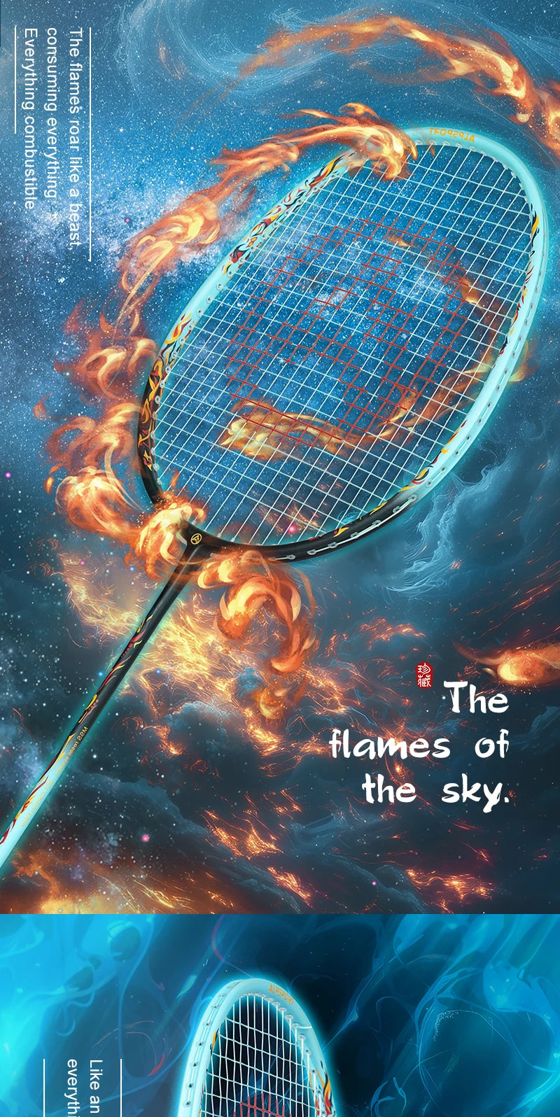 Badminton Racket – Carbon Fiber Offensive Racket for Adults & Teens | 22-27LBS Lightweight Pro Training Racket - Ravar